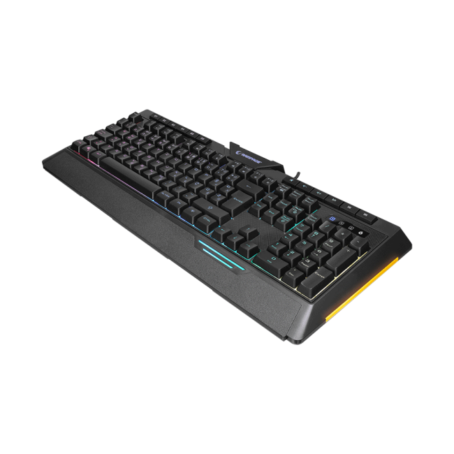 Tastatura gaming RAMPAGE RAPIDO PLUS Semi Mechanical Sound Sensitive BiH Layout Rainbow Backlit Macro programable - Image 5