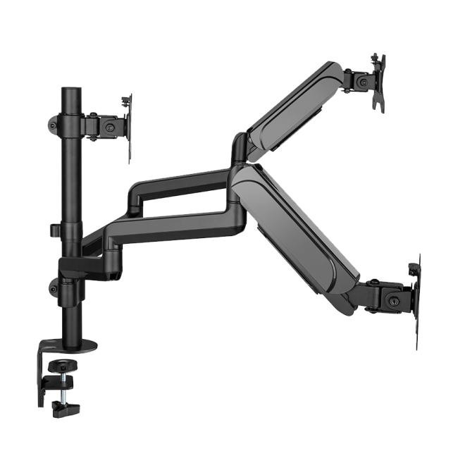NOSAČ ZA TRI MONITORA GEMBIRD MA-DA3-01, montaža na stol, (full-motion), do 27”, up to 7 kg - Image 5