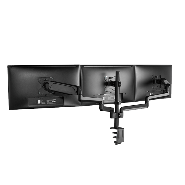 NOSAČ ZA TRI MONITORA GEMBIRD MA-DA3-01, montaža na stol, (full-motion), do 27”, up to 7 kg - Image 10