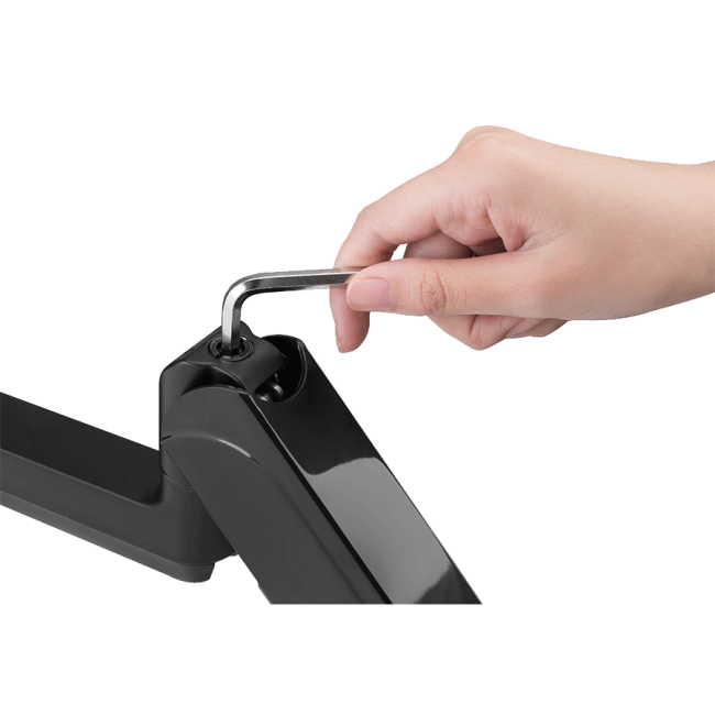 NOSAČ ZA TRI MONITORA GEMBIRD MA-DA3-01, montaža na stol, (full-motion), do 27”, up to 7 kg - Image 11