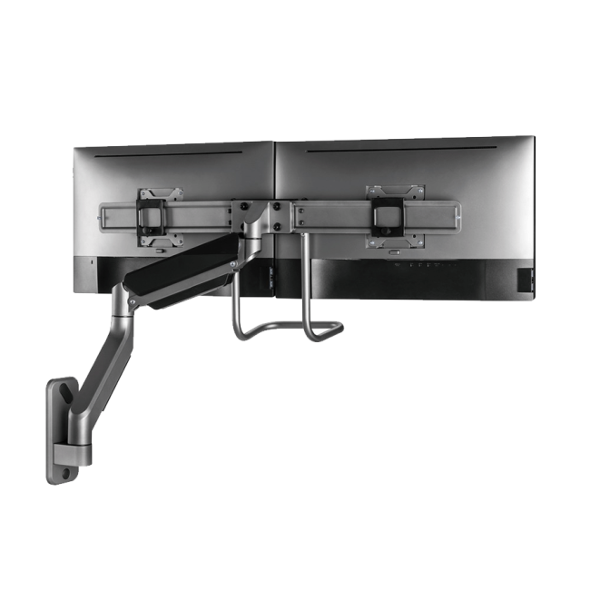 NOSAČ ZA DVA MONITORA GEMBIRD MA-WA2-02, montaža na zid, 17”-32”, up to 8 kg - Image 7