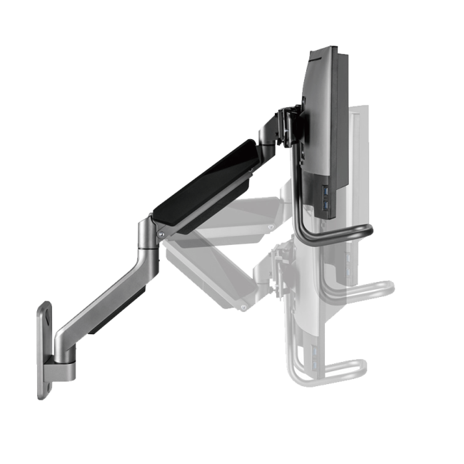NOSAČ ZA DVA MONITORA GEMBIRD MA-WA2-02, montaža na zid, 17”-32”, up to 8 kg - Image 8