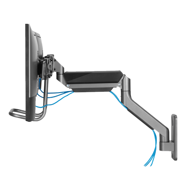 NOSAČ ZA TRI MONITORA GEMBIRD MA-WA3-01, montaža na zid, do 27”, up to 6 kg - Image 8