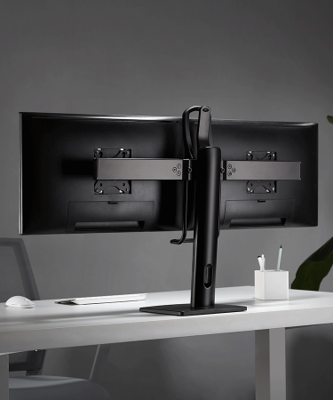 NOSAČ STALAK ZA DVA MONITORA GEMBIRD MS-D2-01, do 27”, up to 6 kg