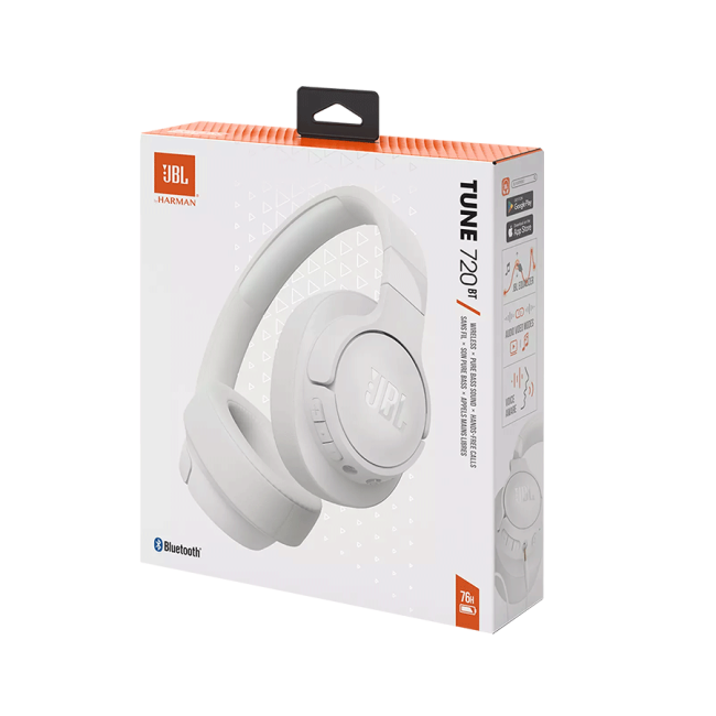 JBL slušalice TUNE 720BT BT white - Image 6