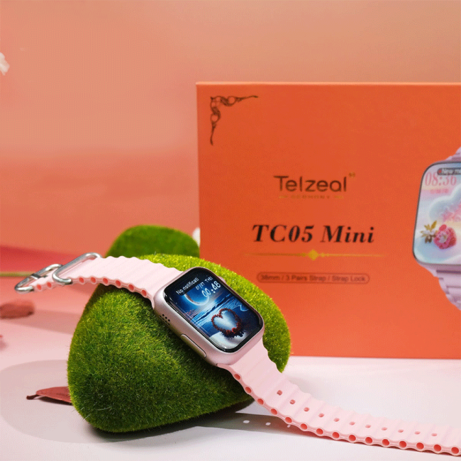 Pametni sat Telzeal TC05 Mini pink - Image 2