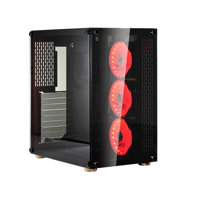 Kućište Protonic X2 7019 Gaming RGB ATX, X2-O7019G/W-U3X2