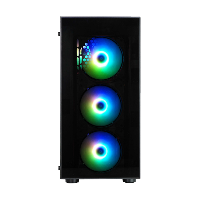 Kuciste Spire case VISION 7025 RGB gaming ATX 4xRGB fan 120mm VGA 370mm CPU cooler 170mm SPM7025GU3-4RGB - Image 2