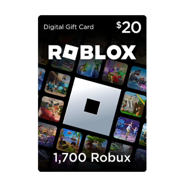 Roblox 20$ - 1700 Robux (USA)