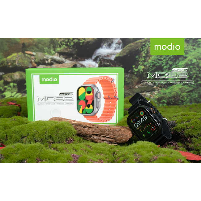Pametni sat Modio MC92 Ultra 2 Orange dvije narukvice - Image 2