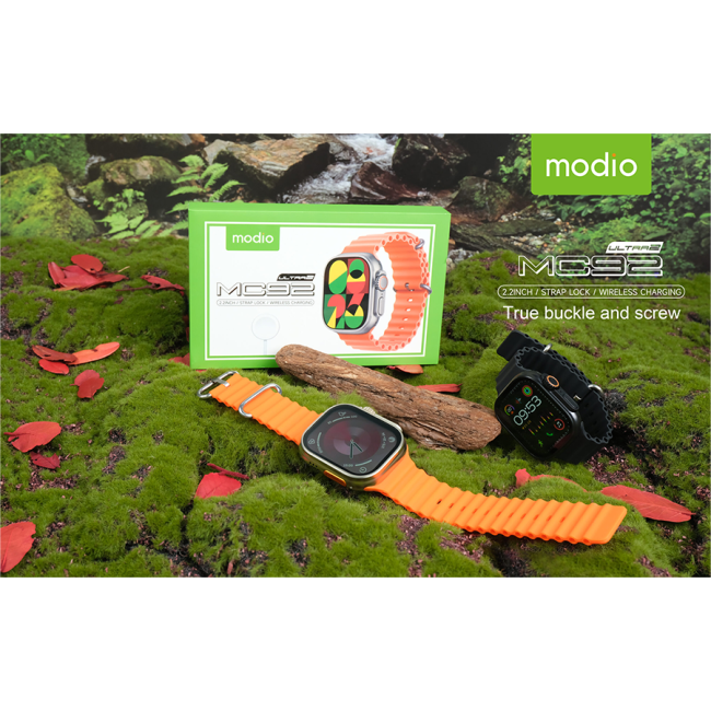 Pametni sat Modio MC92 Ultra 2 Orange dvije narukvice - Image 3