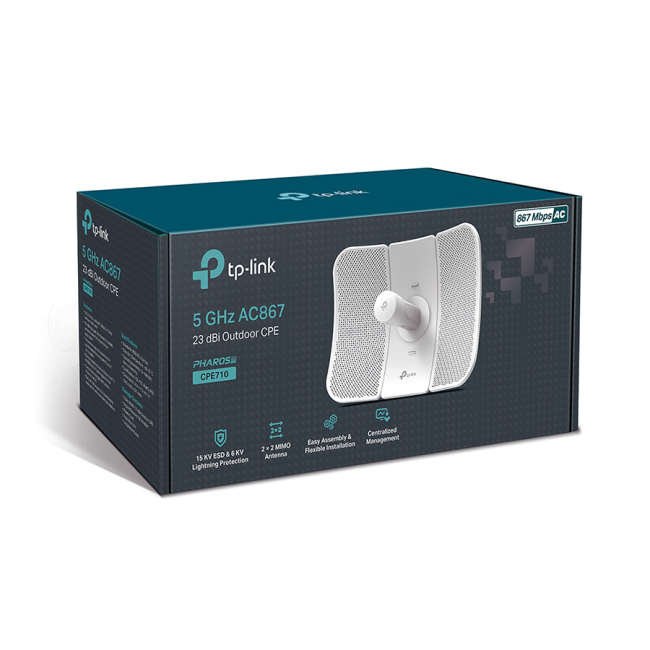 Directional Antenna outdoor TP-Link CPE710 5 GHz AC867 23 dBi vanjski CPE, gigabitni Ethernet, 23 dBi, 30+ km - Image 5