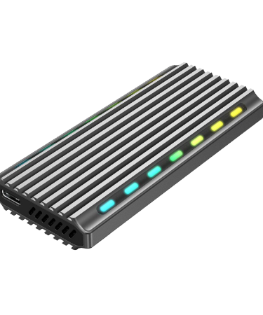 EXT SSD Kingston/GEMBIRD SNV2S 500GB USB 3.1 NVMe, backlighted, aluminum, EE2280-U3C-03