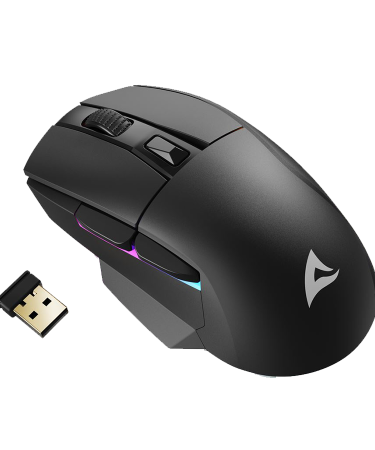 Miš SHARKOON gaming wireless/wired Skiller SGM50W Black