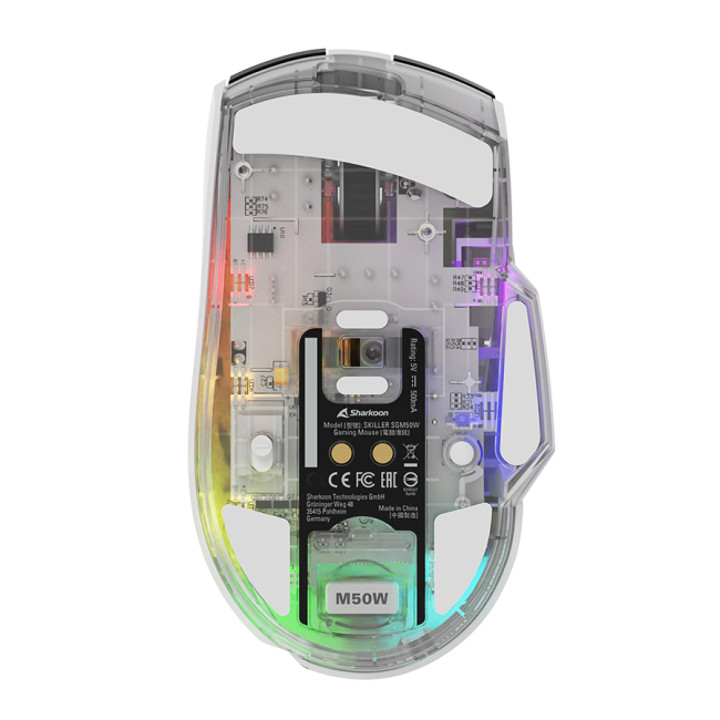 Miš SHARKOON gaming wireless/wired Skiller SGM50W White - Image 5