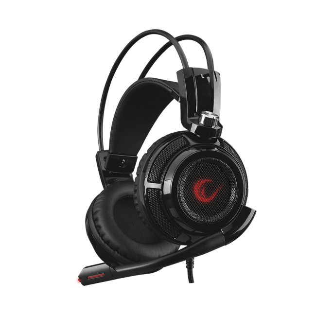 Slušalice sa mikrofonom gaming RAMPAGE SN-RW1 VIPER Black 7.1 USB Gaming Headset with Microphone