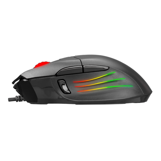 Miš gaming RAMPAGE SMX-R650 SCORE Usb Black, RGB illuminated 10000 Dpi, PMW-3325, 8D. Programable Gaming Mouse - Image 4