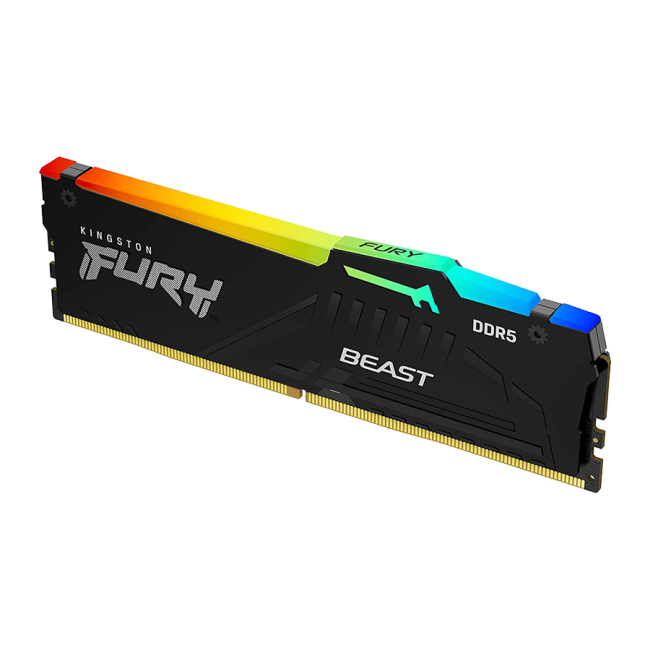Kingston 16GB 5200MHz DDR5 RGB Fury Beast RGB CL36 EXPO KF552C36BBEA-16
