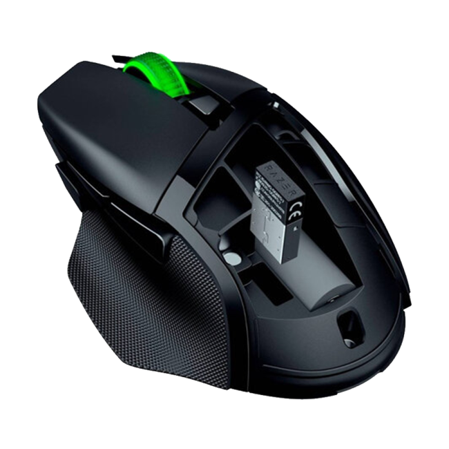 Miš Razer™ Basilisk V3 X HyperSpeed - Wireless, Ergonomic Gaming Mouse - EU Packaging, RZ01-04870100-R3G1 - Image 3