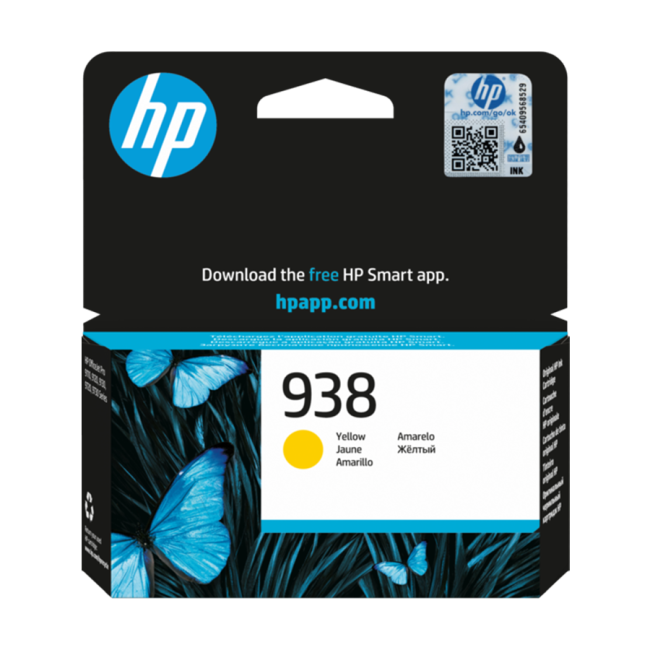 Tinta HP 938 yellow (4S6X7PE) za printere HP 9720/9730/9120/9110b/9120b