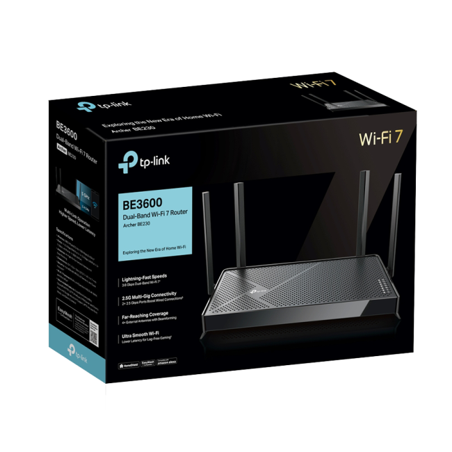 ROUTER ARCHER BE230 ARCHER-BE230, BE3600 Dual-Band Wi-Fi 7 Router, 4K/8K streaming - Image 4