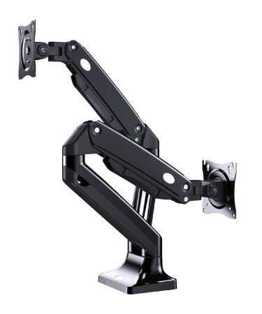 NOSAČ ZA DVA MONITORA GEMBIRD MA-DA2-03, montaža na stol, Full-motion, 17”-35”, up to 10 kg