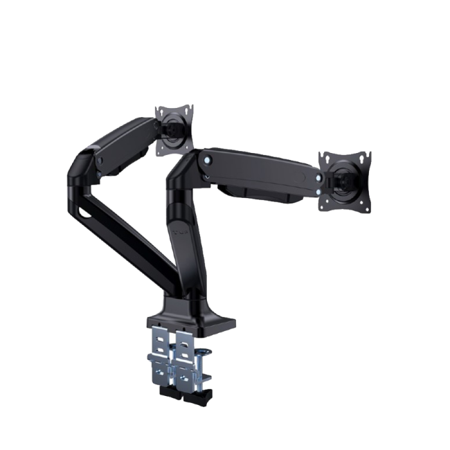 NOSAČ ZA DVA MONITORA GEMBIRD MA-DA2-03, montaža na stol, Full-motion, 17”-35”, up to 10 kg - Image 4