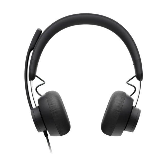 Slušalice sa mikrofonom, Logitech UC Zone USB black, USB-C, USB-A adapter included, noise-canceling, 981-000875 - Image 3