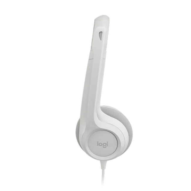 Slušalice sa mikrofonom, Logitech H390, USB, Noise-canceling Rotating microphone, Off-White, 981-001286 - Image 3