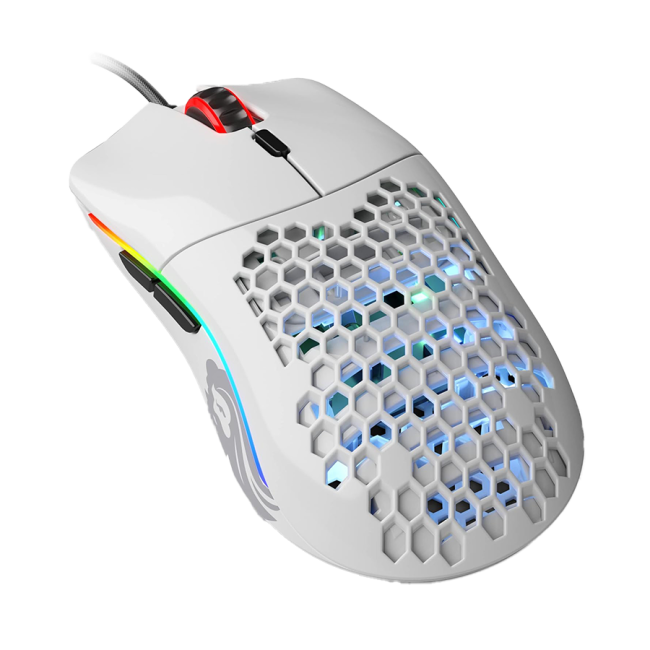 Miš Glorius gaming Race D RGB GD-GWHITE glossy white
