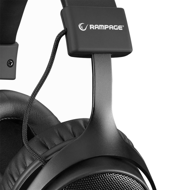 Slušalice sa mikrofonom gaming RAMPAGE RM-K99 X-PIKE USB 7.1 Sound Card PC PS4 Mobile Surround - Image 5