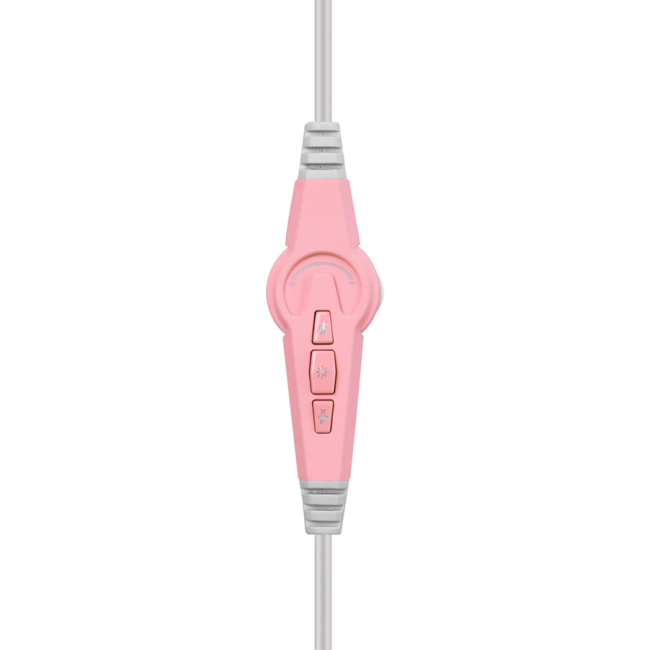 Slušalice sa mikrofonom gaming RAMPAGE M7 MONCHER pink, RGB LED, USB 7.1 - Image 7