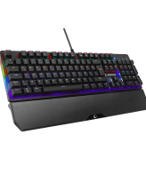 Tastatura gaming RAMPAGE KB-R86 UMBRA Black USB Rainbow Illuminated Red Switch US Layout Mechanical