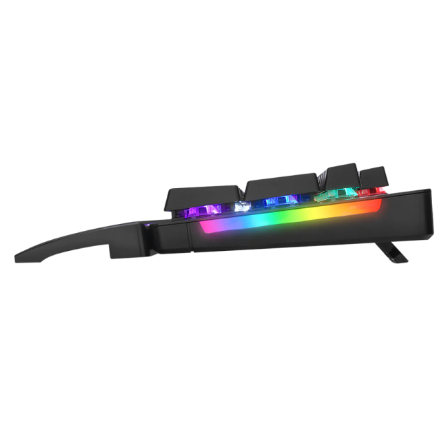 Tastatura gaming RAMPAGE KB-R86 UMBRA Black USB Rainbow Backlit Blue Switch US Layout Mechanical - Image 5