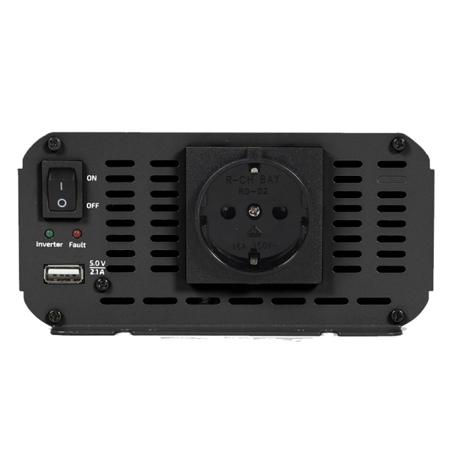 DC-AC inverter za auto GEMBIRD, in12Vout220V 800W EG-PWC800-01 - Image 2