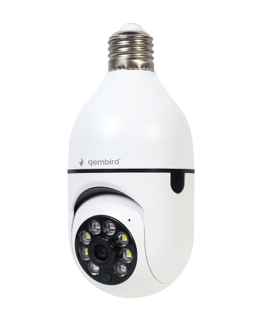 IP kamera GEMBIRD Smart rotating wifi camera, spajanje na sijalično grlo, E27, 1080p, TSL-CAM-WRHD-01