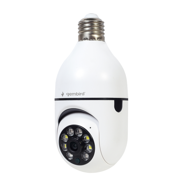 IP kamera GEMBIRD Smart rotating wifi camera, spajanje na sijalično grlo, E27, 1080p, TSL-CAM-WRHD-01