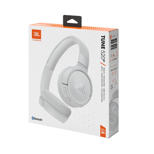 JBL slušalice TUNE 520BT BT White - Image 7
