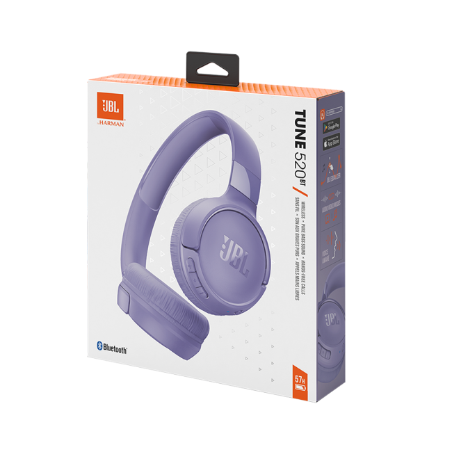 JBL slušalice TUNE 520BT BT Purple - Image 7