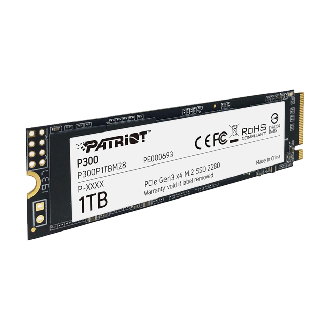 PATRIOT SSD M.2 NVMe P300 2280 PCIe 1TB Low-Power Consumption SSD P300P1TBM28 - Image 3