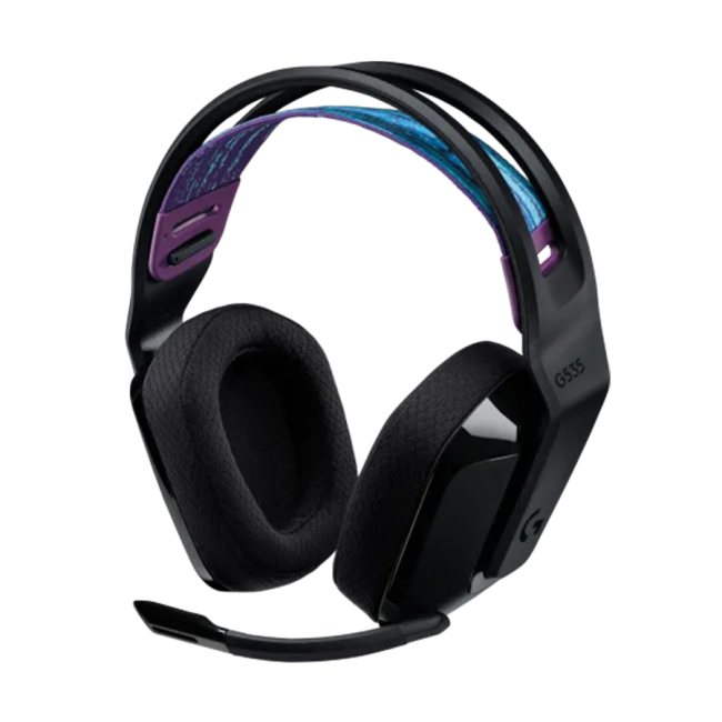 Slušalice sa mikrofonom, Logitech G G535 LIGHTSPEED black wireless, Discord Certified, 939-002219