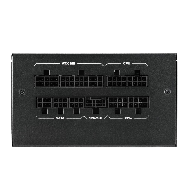 Napojna jedinica SHARKOON gaming Rebel P20 850W ATX 3.1, LLC+DC-to-DC, Fully-Modular, Cybenetics Gold - Image 4