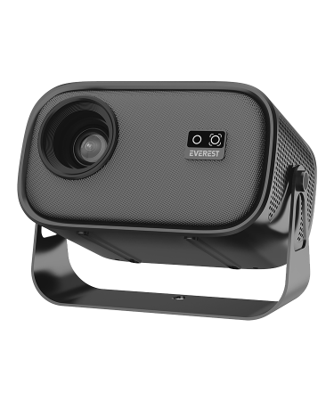 Projektor EVEREST PJ04 Pandora Black/Gray Portable 1280*720P 7500 Lumen 4K Supported Andriod 13 HD Projector, 39828