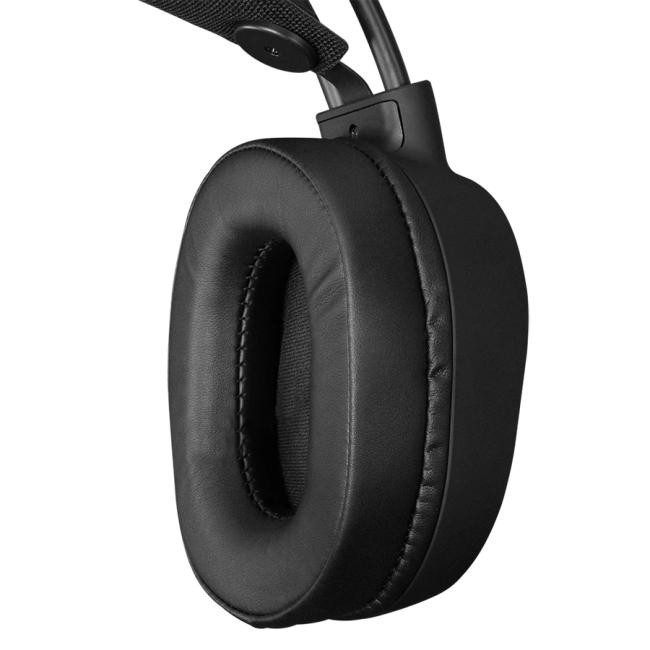 Slušalice sa mikrofonom gaming RAMPAGE ROGUE BLACK USB RGB Led Gaming Headset with Long flexible Microphone. In Line Control, 36162 - Image 6