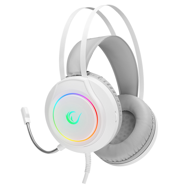 Slušalice sa mikrofonom gaming  RAMPAGE RM-K45 ORBIT-S White RGB Led 7.1 Gaming Headset with Microphone, 40794 - Image 2