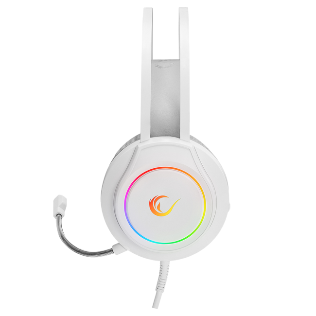 Slušalice sa mikrofonom gaming  RAMPAGE RM-K45 ORBIT-S White RGB Led 7.1 Gaming Headset with Microphone, 40794 - Image 3