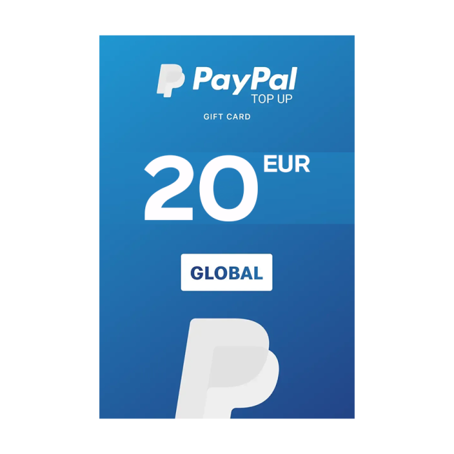 PayPal GIft Card 20 EUR by Rewarble
