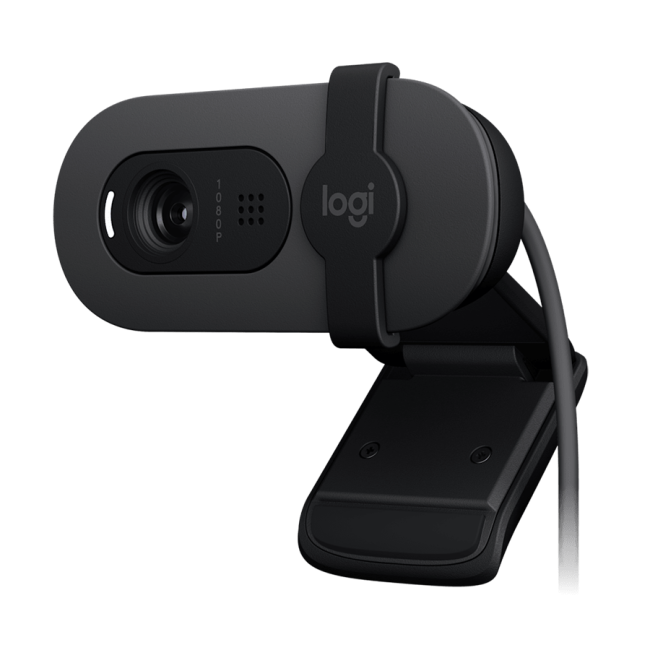 WEB camera LOGITECH Brio 100, USB Black, 1920x1080, 960-001585