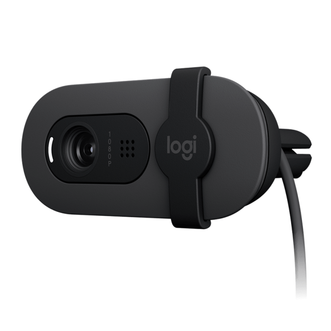 WEB camera LOGITECH Brio 100, USB Black, 1920x1080, 960-001585 - Image 4