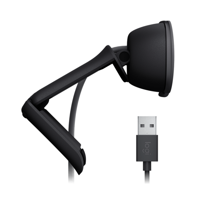 WEB camera LOGITECH Brio 100, USB Black, 1920x1080, 960-001585 - Image 6